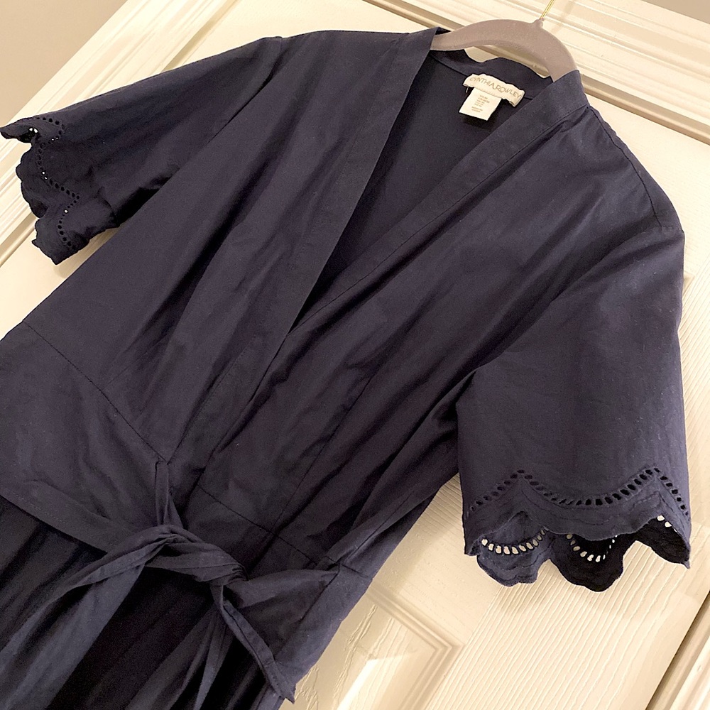 NAVY CYNTHIA ROWLEY MAXI DRESS | M